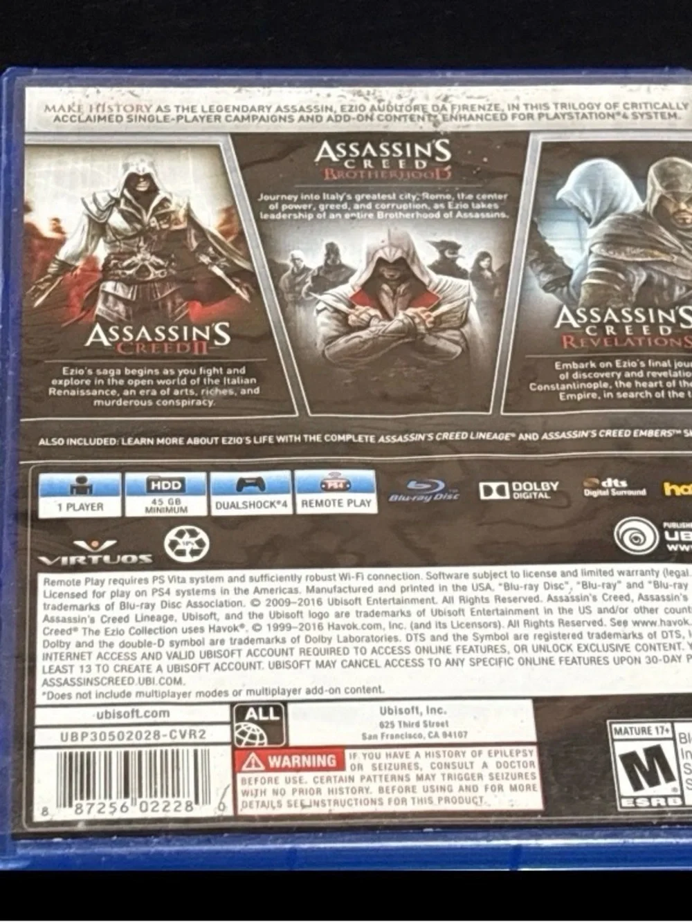 Sony assassin creed